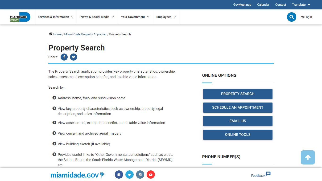 Property Search - Miami-Dade County